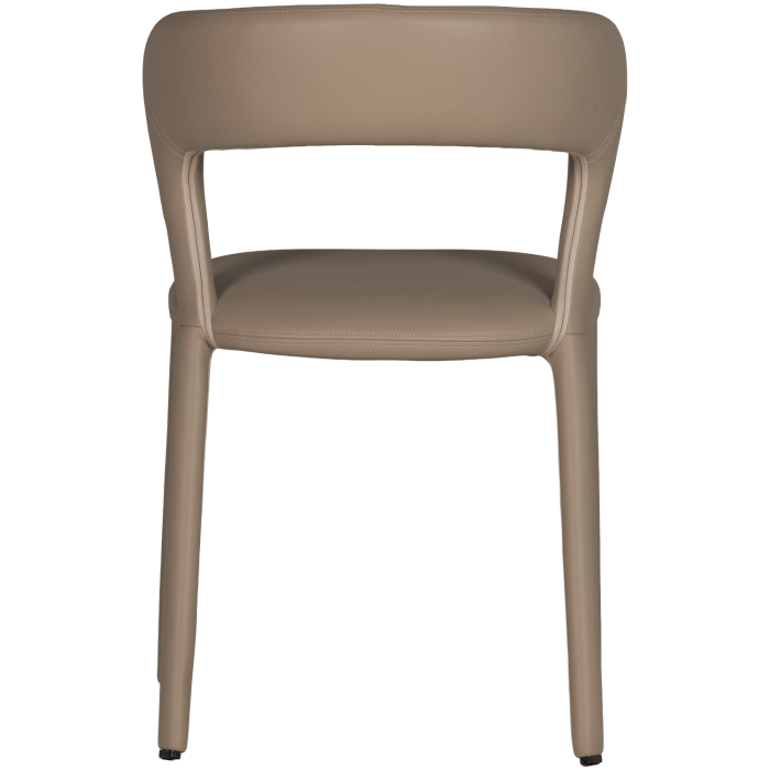 Scaun dining Noble, piele ecologica, nisipiu, 76 x 51 x 56 cm, WOOOD 801419-A [5]