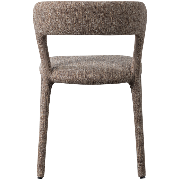Scaun dining Noble, tesatura melanj, nisipiu melanj, 76 x 51 x 56 cm, WOOOD 801419-ZM [5]