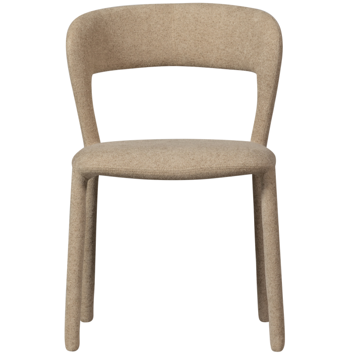 Scaun dining Noble, tesatura, nisipiu, 76 x 51 x 56 cm, WOOOD 801419-Z [4]