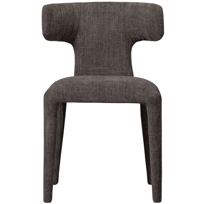 Scaun dining Permit, tesatura, espresso, 78 x 52 x 53 cm, WOOOD 801420-E [3]