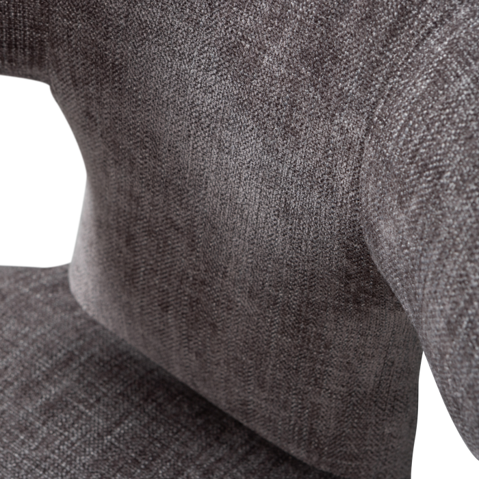 Scaun dining Permit, tesatura, espresso, 78 x 52 x 53 cm, WOOOD 801420-E [6]