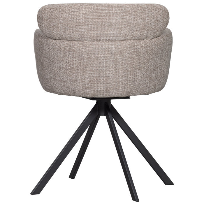 Scaun dining pivotant Fenne, tesatura, natur, 80 x 58 x 60 cm, WOOOD 374080-N [6]