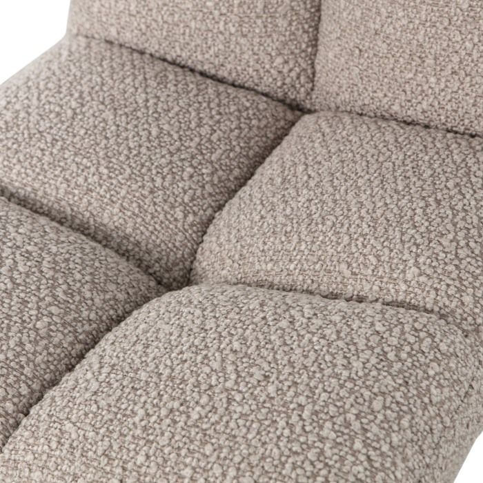 Scaun dining pivotant Vinny, boucle, nisipiu, 80 x 48 x 45 cm, WOOOD 377330-Z [7]