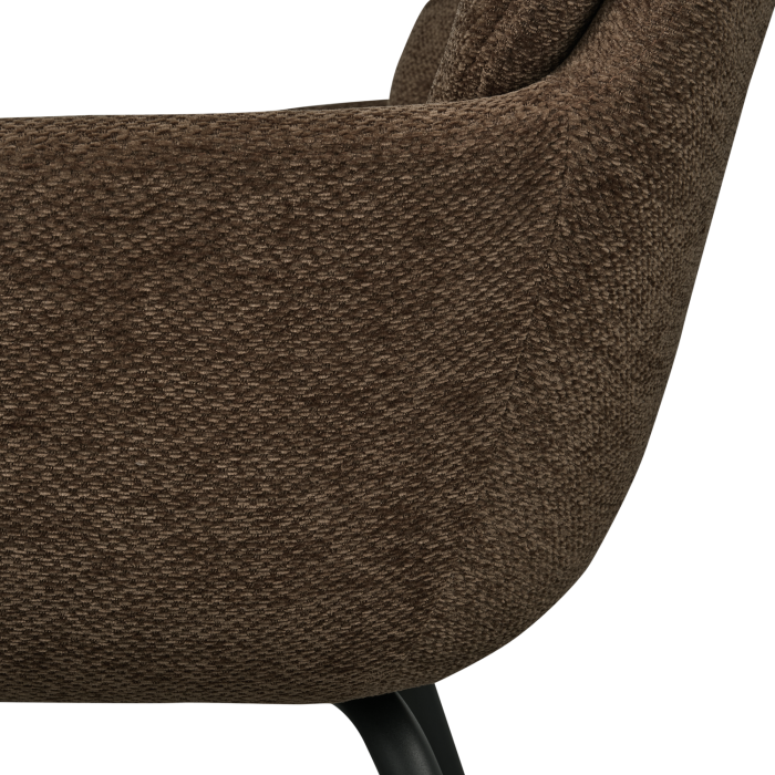 Scaun dining Runa, chenille, maro cald, 82 x 57 x 59 cm, WOOOD 375064-W [8]