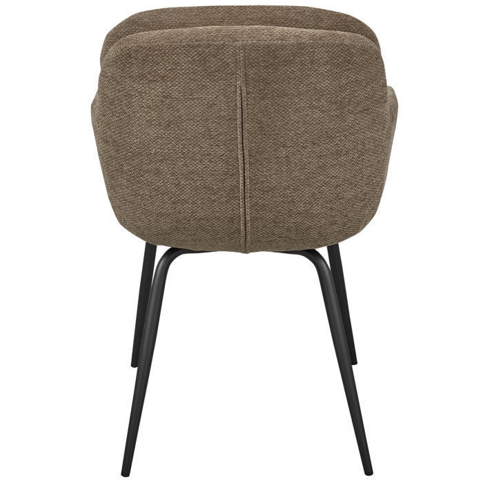 Scaun dining Runa, chenille, nisipiu inchis, 82 x 57 x 59 cm, WOOOD 375064-D [5]