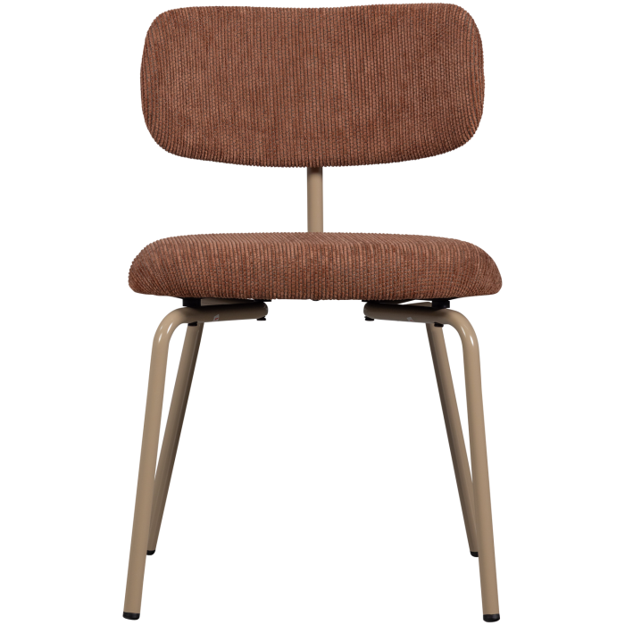 Scaun dining Travis, tesatura, maro, 75 x 48 x 53 cm, WOOOD 377497-B [3]