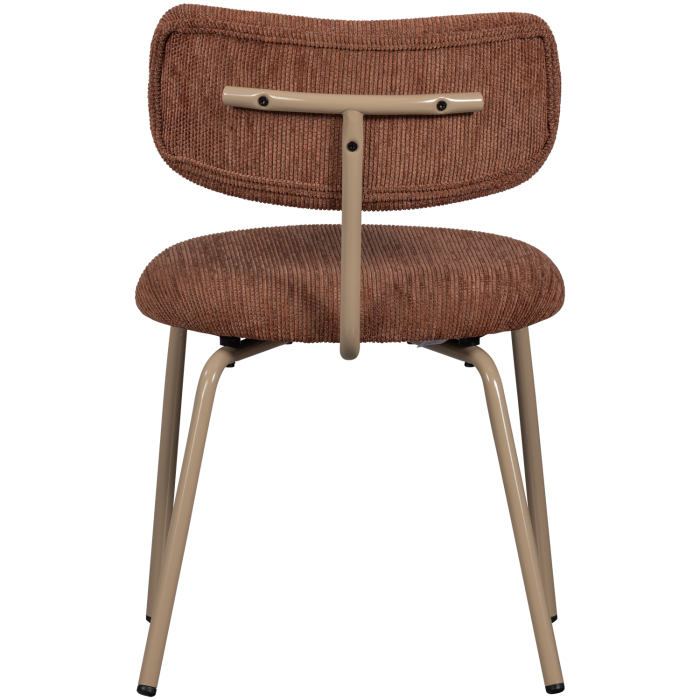 Scaun dining Travis, tesatura, maro, 75 x 48 x 53 cm, WOOOD 377497-B [5]