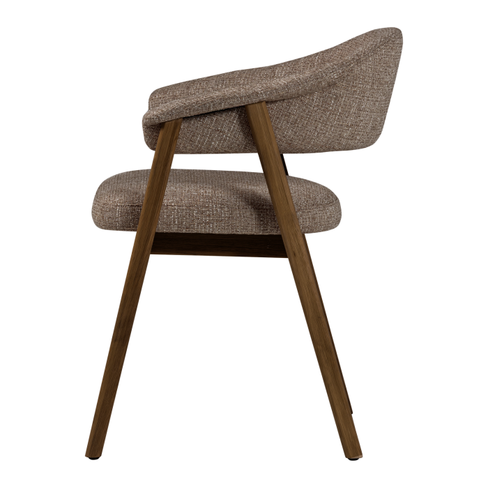 Scaun dining Tunar, lemn de stejar, maro, 77 x 60 x 60 cm, WOOOD 377757-D [5]