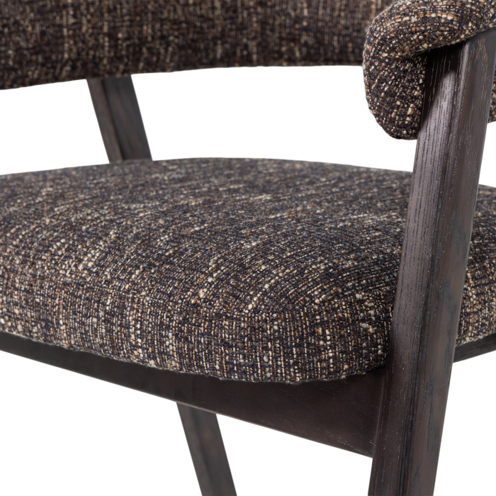 Scaun dining Tunar, lemn de stejar, maro inchis, 77 x 60 x 60 cm, WOOOD 377757-B [8]