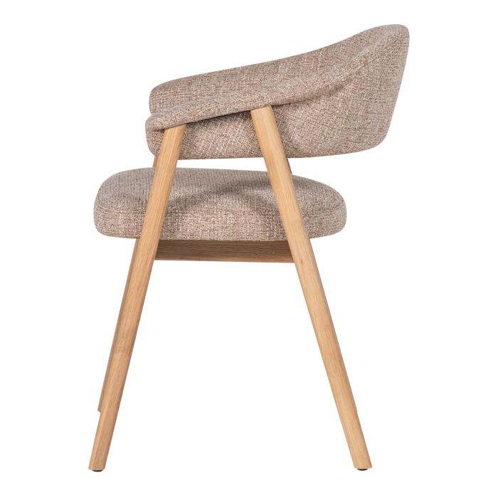 Scaun dining Tunar, lemn de stejar, natur, 77 x 60 x 60 cm, WOOOD 377757-N [4]