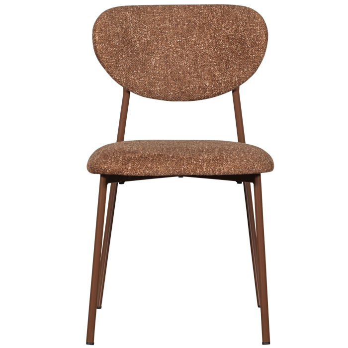 Scaun dining Valor, tesatura, maro, 77 x 46 x 56 cm, WOOOD 377498-B [4]