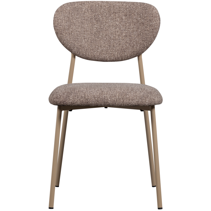 Scaun dining Valor, tesatura, nisipiu, 77 x 46 x 56 cm, WOOOD 377498-Z [4]