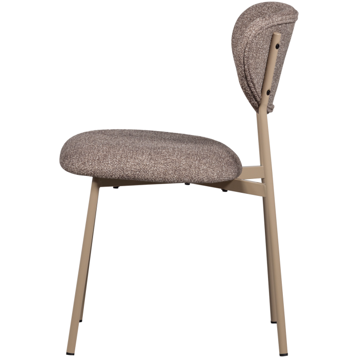 Scaun dining Valor, tesatura, nisipiu, 77 x 46 x 56 cm, WOOOD 377498-Z [5]