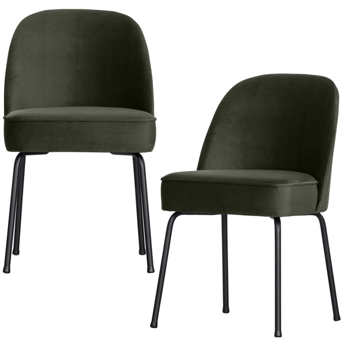 Scaun dining Vogue, catifea, verde inchis, 83 x 50 x 57 cm, WOOOD 800816-D [6]