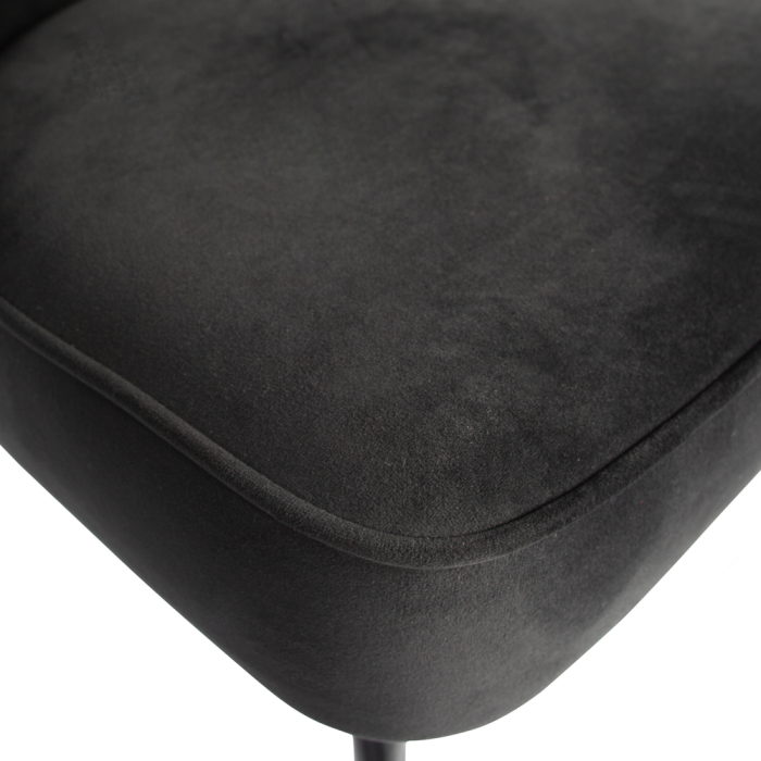 Scaun dining Vogue, poliester, negru, 83 x 50 x 57 cm, WOOOD 800816-Z [8]