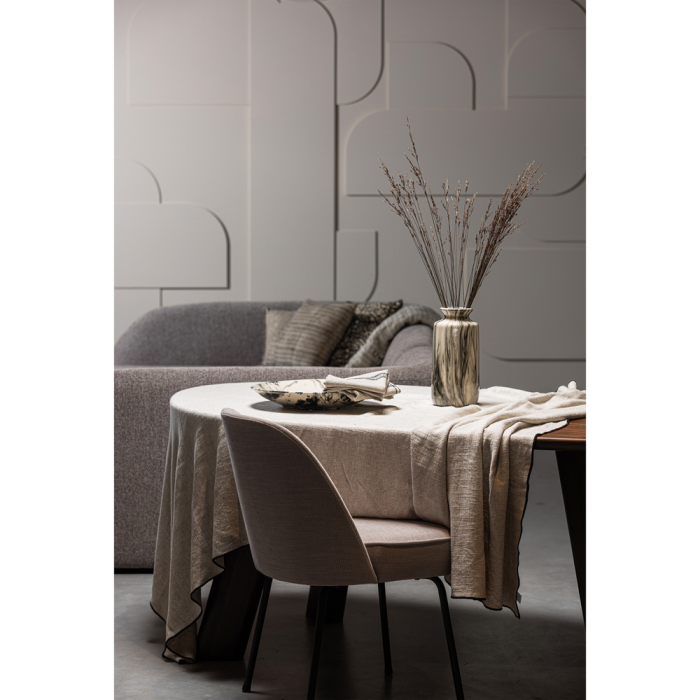 Scaun dining Vogue, poliester, nisipiu, 83 x 50 x 57 cm, WOOOD 800816-S [2]