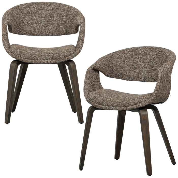 Scaun dining Yossi, poliester, maro, 78 x 57 x 57 cm, WOOOD 377505-BD [6]