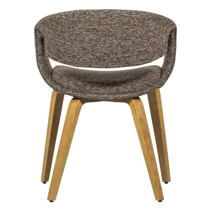 Scaun dining Yossi, poliester, maro/natur, 78 x 57 x 57 cm, WOOOD 377505-BN [5]