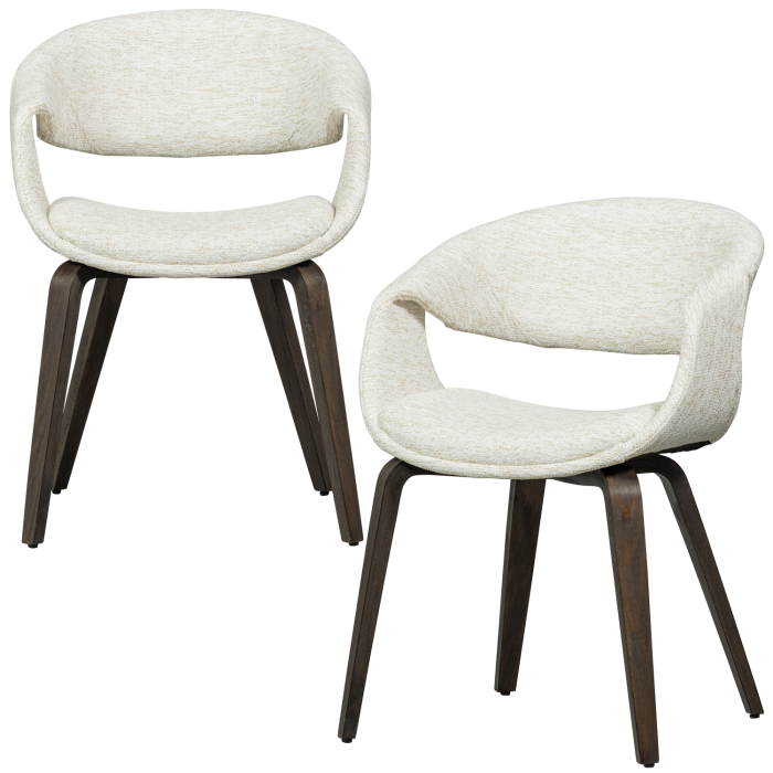 Scaun dining Yossi, poliester, natur, 78 x 57 x 57 cm, WOOOD 377505-ND [6]