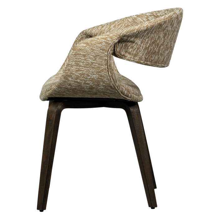 Scaun dining Yossi, poliester, nisipiu, 78 x 57 x 57 cm, WOOOD 377505-ZD [4]