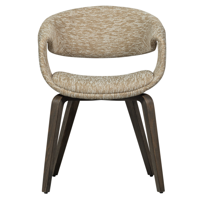 Scaun dining Yossi, poliester, nisipiu, 78 x 57 x 57 cm, WOOOD 377505-ZD [3]