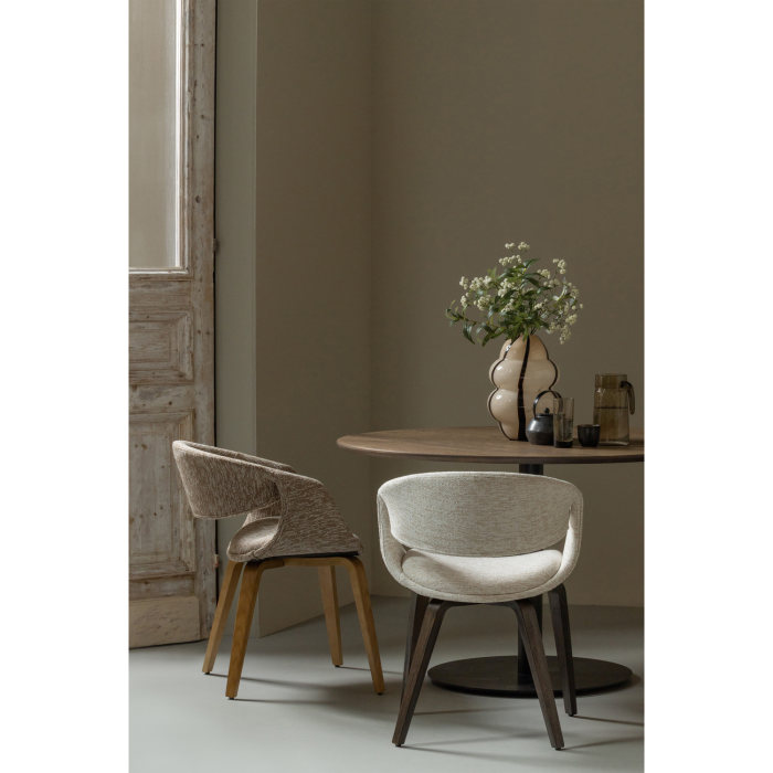 Scaun dining Yossi, poliester, natur, 78 x 57 x 57 cm, WOOOD 377505-ND [2]