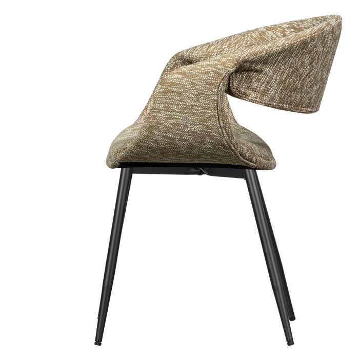 Scaun dining Yossi, poliester, nisipiu, 78 x 57 x 57 cm, WOOOD 377505-ZZ [4]