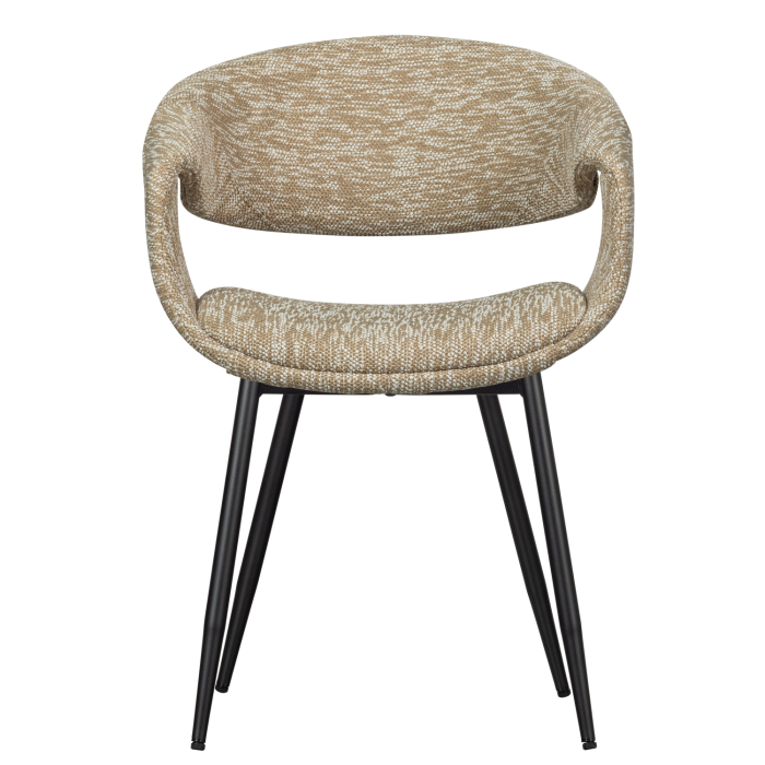 Scaun dining Yossi, poliester, nisipiu, 78 x 57 x 57 cm, WOOOD 377505-ZZ [3]