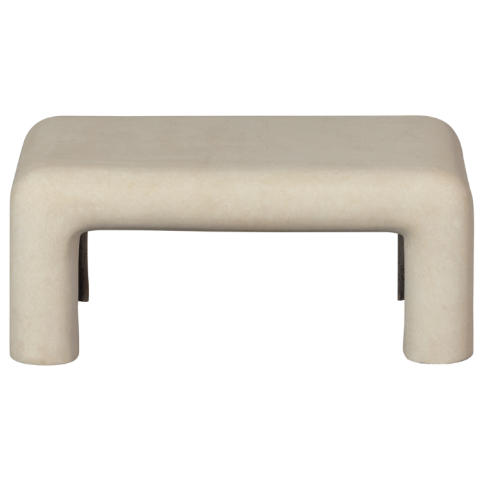Set 2 masute de cafea Stani, argila armata cu fibra de sticla, natur, 40 x 92 x 42 cm, WOOOD 374006-N [4]