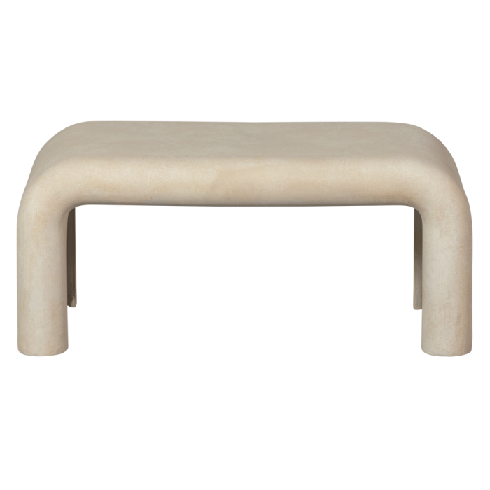 Set 2 masute de cafea Stani, argila armata cu fibra de sticla, natur, 40 x 92 x 42 cm, WOOOD 374006-N [6]