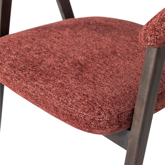 Set 2 scaune dining Avar, tesatura, bordo, 77 x 60 x 60 cm, WOOOD 377990-O [8]