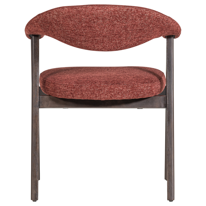 Set 2 scaune dining Avar, tesatura, bordo, 77 x 60 x 60 cm, WOOOD 377990-O [6]