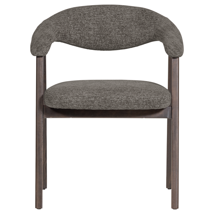 Set 2 scaune dining Avar, tesatura, gri, 77 x 60 x 60 cm, WOOOD 377990-G [3]