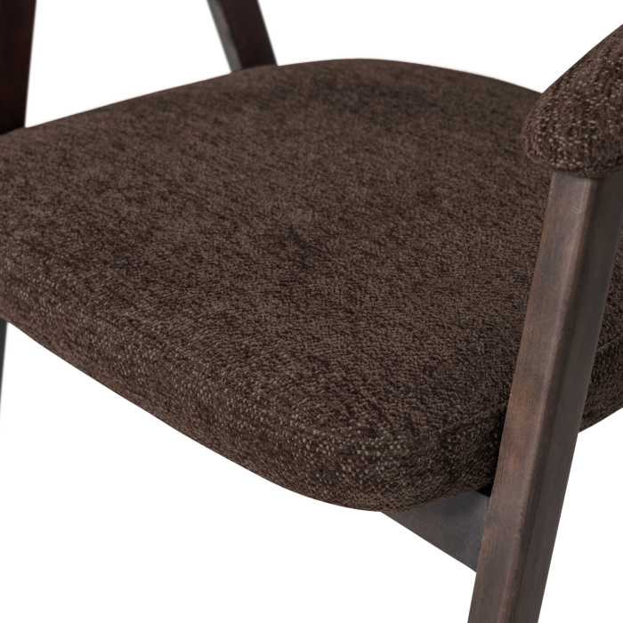 Set 2 scaune dining Avar, tesatura, maro, 77 x 60 x 60 cm, WOOOD 377990-B [8]