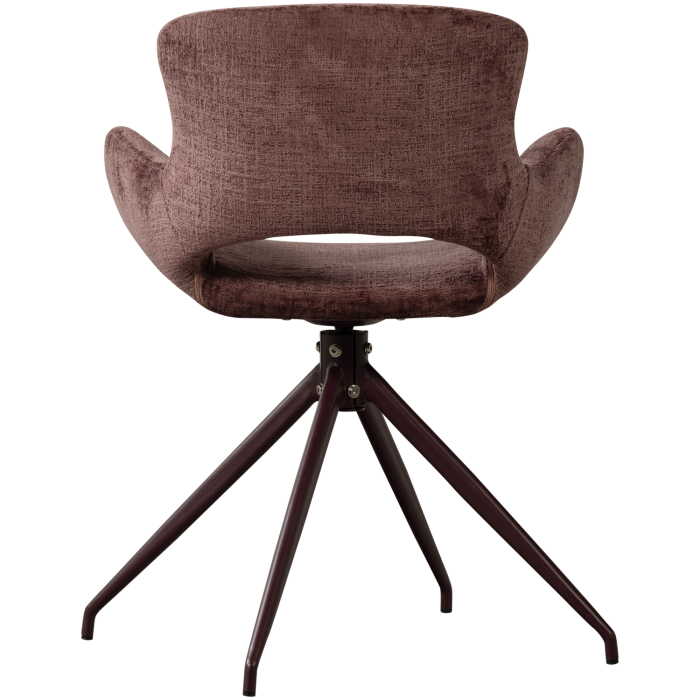 Set 2 scaune dining Eliva, catifea structurata, mov, 82 x 58 x 58 cm, WOOOD 377562-P [6]