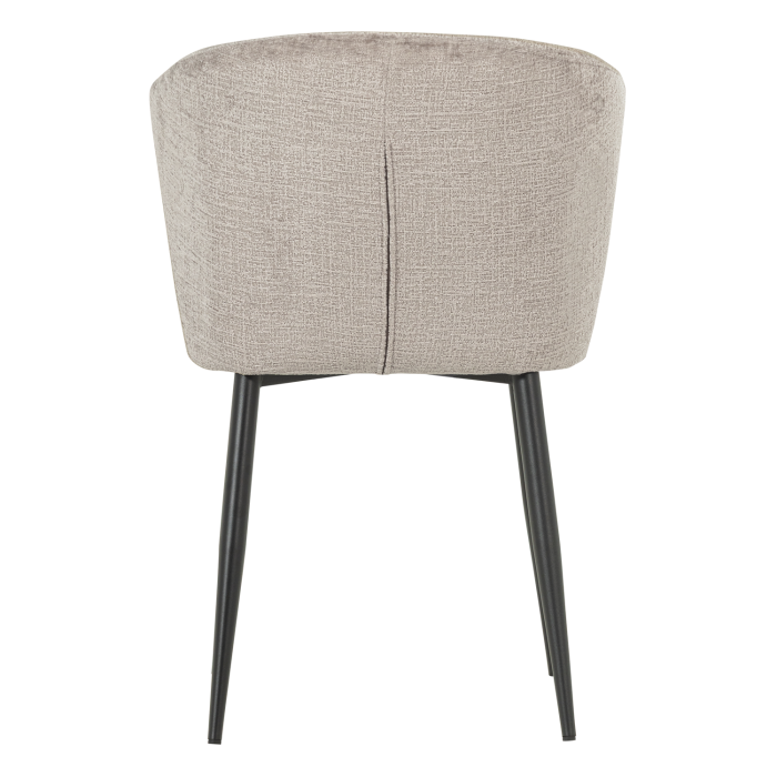 Set 2 scaune dining Luse, catifea, bej, 84 x 57 x 61 cm, WOOOD 377986-B [6]