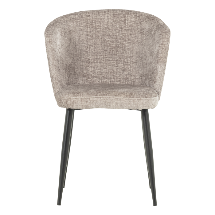 Set 2 scaune dining Luse, catifea, bej, 84 x 57 x 61 cm, WOOOD 377986-B [3]