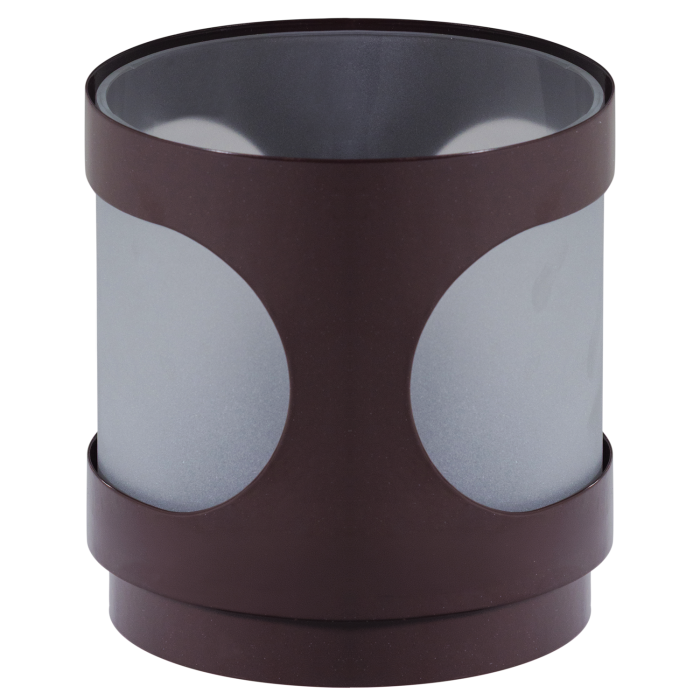Set 2 sfesnice Tavo, metal, maro, 20 x 15 x 15 cm, WOOOD 377935-B [7]