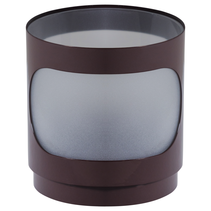 Set 2 sfesnice Tavo, metal, maro, 20 x 15 x 15 cm, WOOOD 377935-B [6]