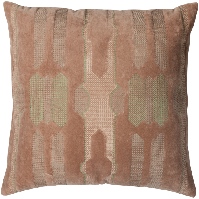 Set 3 perne decorative Feis, bumbac, roz, 45 x 45 x 10 cm, WOOOD 377564-RN [5]