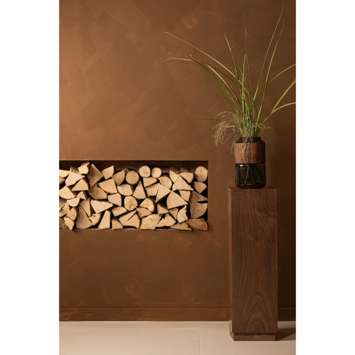 Suport pentru plante Enid, lemn, nuc, 80 x 24 x 24 cm, WOOOD 374005-W [2]