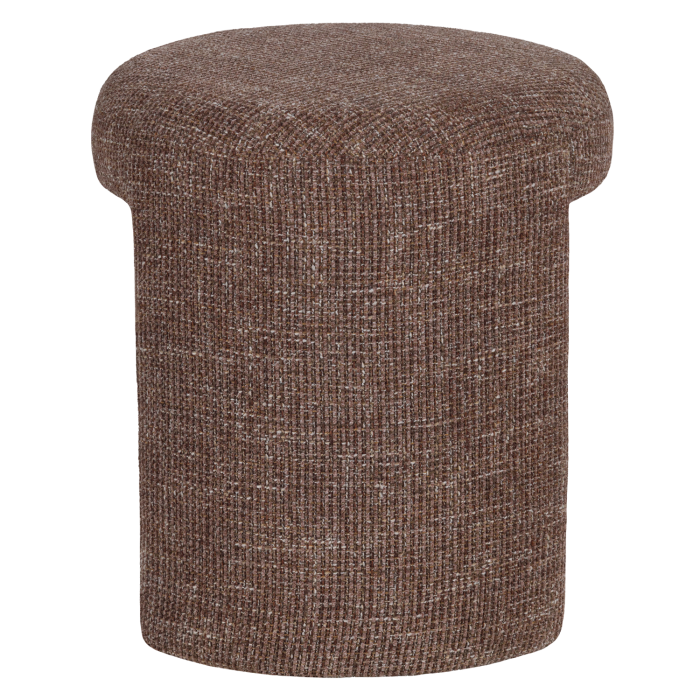 Taburet Charlie, tesatura, roz antichizat, 47 x 45 x 45 cm, WOOOD 374979-R [4]