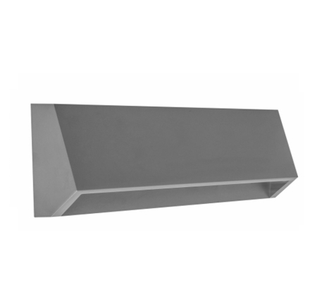 Iluminat exterior - Aplica LED dreptunghiulara CCT, 4W, 3000K/4000K/6500K, IP65, policarbonat, gri, Dablerom 3-9766