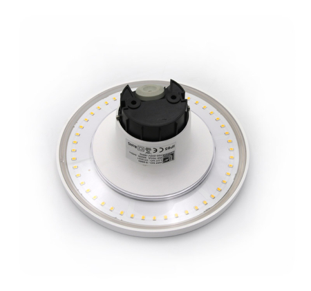 Aplica LED rotunda, 8W, 3000K, IP65, policarbonat, alb, Dablerom 9-8980 [2]