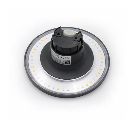 Aplica LED rotunda, 8W, 3000K, IP65, policarbonat, grafit, Dablerom 9-8981 [2]