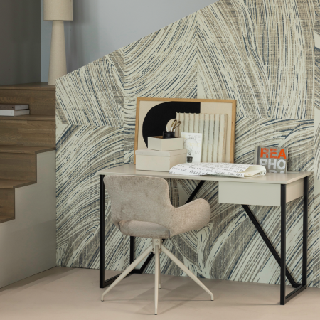 Birou New Julius, lemn de pin, gri prafuit, 75 x 126 x 53 cm, WOOOD 373899-D [2]