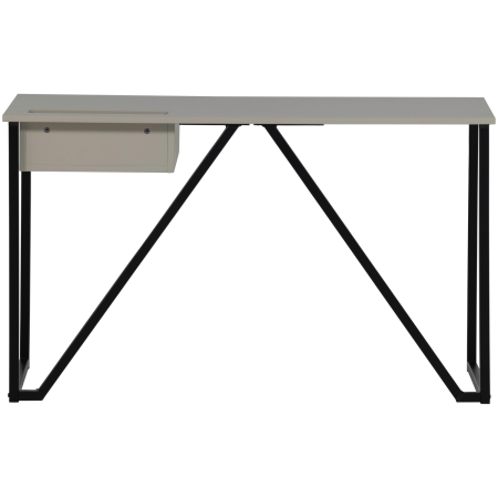Birou New Julius, lemn de pin, gri prafuit, 75 x 126 x 53 cm, WOOOD 373899-D [5]