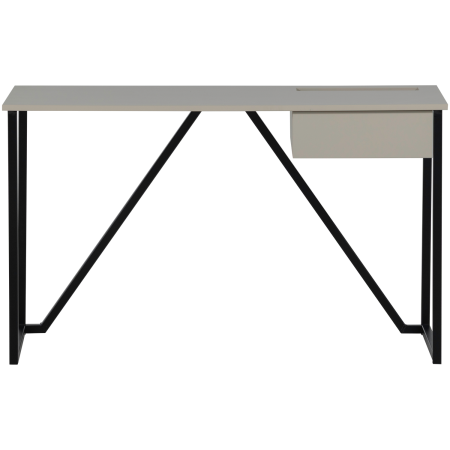 Birou New Julius, lemn de pin, gri prafuit, 75 x 126 x 53 cm, WOOOD 373899-D [3]
