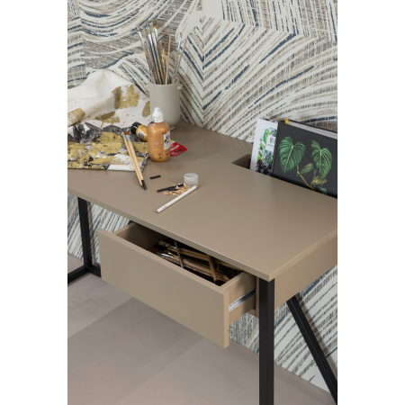 Birou New Julius, lemn de pin, maro pamantiu, 75 x 126 x 53 cm, WOOOD 373899-M [2]