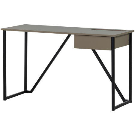 Birouri - Birou New Julius, lemn de pin, maro pamantiu, 75 x 126 x 53 cm, WOOOD 373899-M